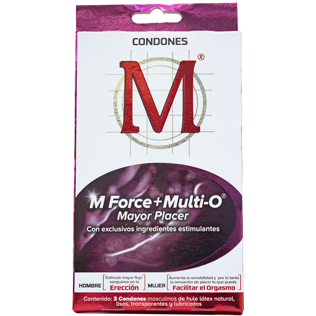 M-FORCE MULTI-O CON 3 CONDONES – FARMACIA CALDERON