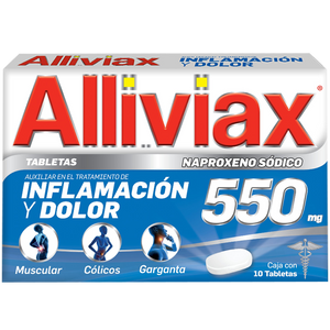 ALLIVIAX 550MG CON 10 TABLETAS