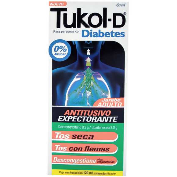 TUKOL D DIABETES JARABE CON 120ML