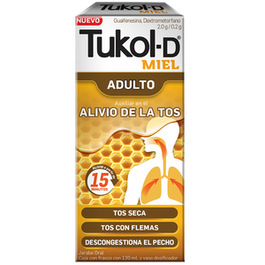 TUKOL D MIEL JARABE ADULTO CON 120ML