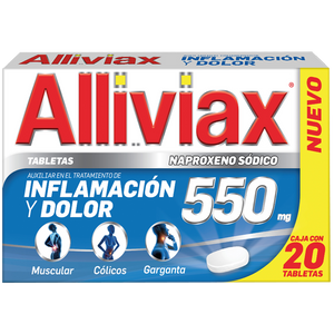 ALLIVIAX 550MG CON 20 TABLETAS