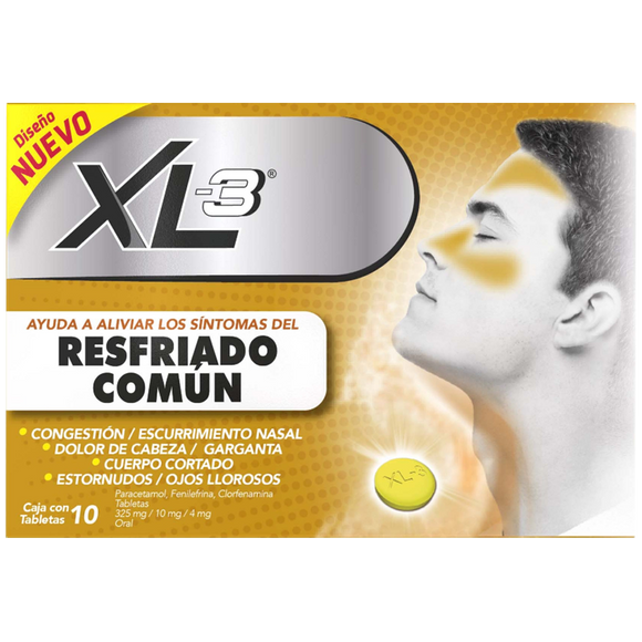 XL-3 ANTIGRIPAL CON 10 CÁPSULAS