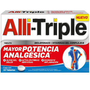 ALLI-TRIPLE CON 10 TABLETAS