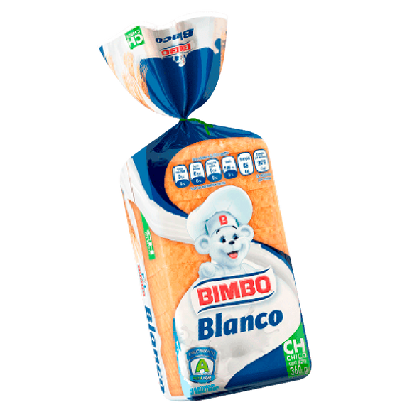 Pan Blanco Bimbo Chico 360g