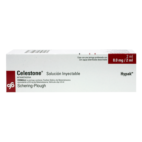 Celestone Injectable CELESTONE HIPAK JERINGA SOLUCION INYECTABLE CON 2ML – FARMACIA CALDERON