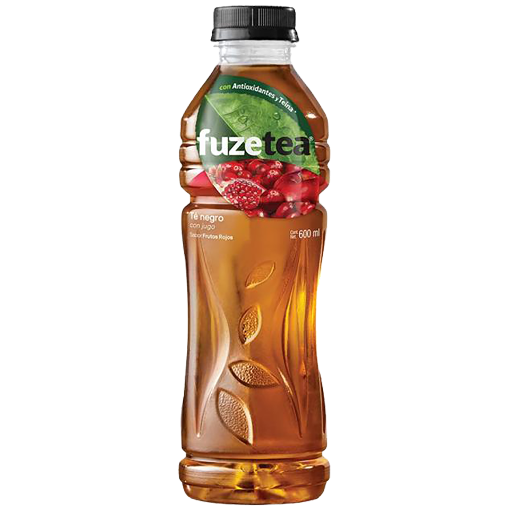 FUZE TEA CON JUGO DE FRUTOS ROJOS DE 600ML – FARMACIA CALDERON