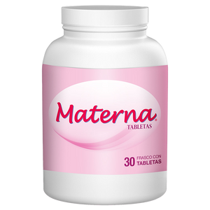 MATERNA MULTIVITAMINICO CON 30 TABLETAS