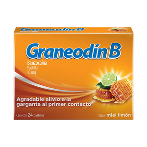 GRANEODIN-B 10MG CON 24 PASTILLAS SABOR MIEL/LIMON