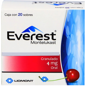 EVEREST GRANULADO 4MG CON 20 SOBRES