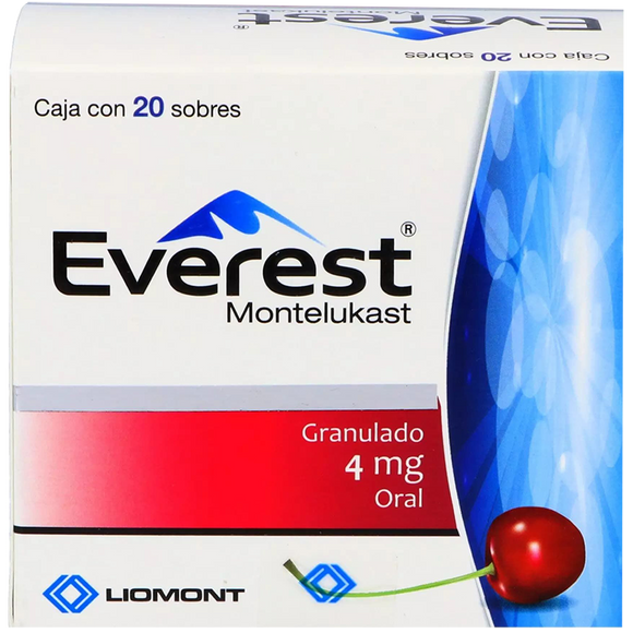 EVEREST GRANULADO 4MG CON 20 SOBRES