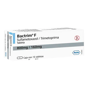 BACTRIM F 800/160MG CON 15 TABLETAS