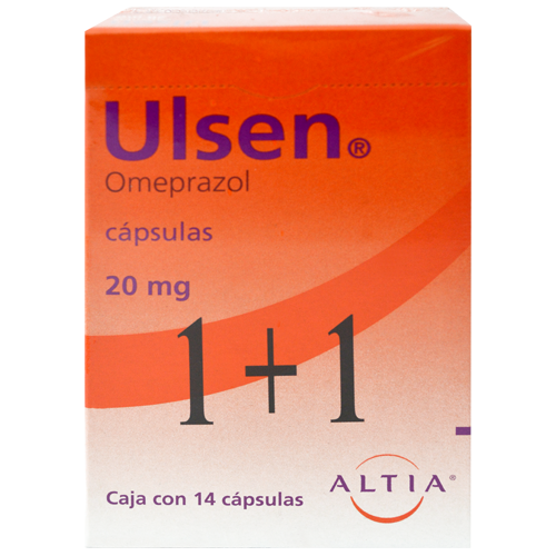 ULSEN 20MG DUO CON 14 CÁPSULAS – FARMACIA CALDERON
