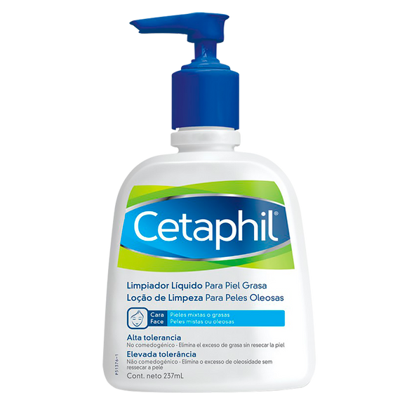 CETAPHIL GEL LIMPIADOR PARA PIEL GRASA CON 237ML