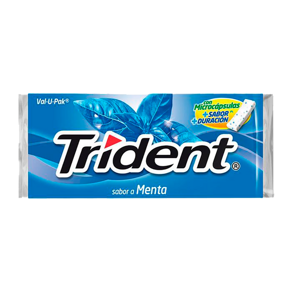 TRIDENT SABOR MENTA CON 18PZ