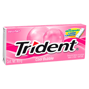 TRIDENT SABOR COOL BUBBLE CON 18PZ