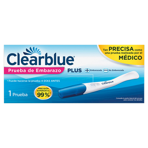 CLEARBLUE PRUEBA DE EMBARAZO PLUS CON 1 PIEZA