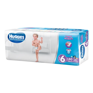 HUGGIES ULTRA CONFORT ETAPA 6 CON 40 UNIDADES (NIÑO)