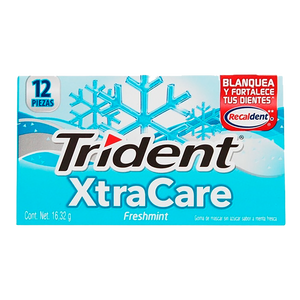 TRIDENT XTRACARE FRESHMINT CON 12PZ