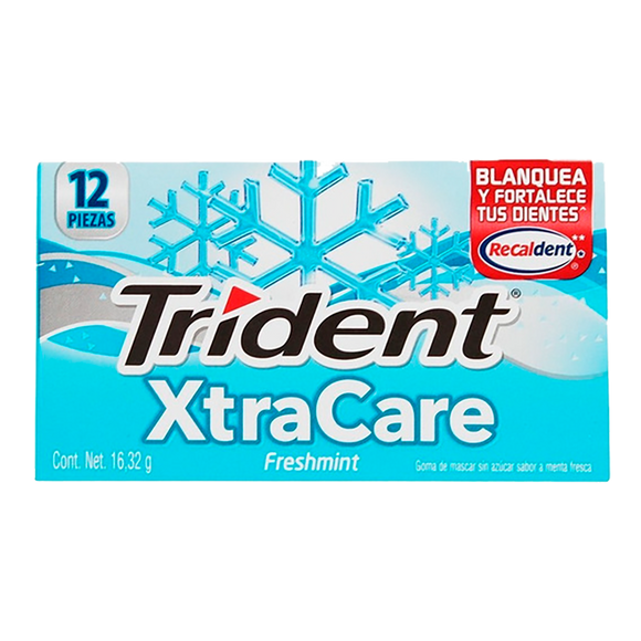 TRIDENT XTRACARE FRESHMINT CON 12PZ