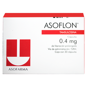 ASOFLON 0.4MG CON 30 CÁPSULAS