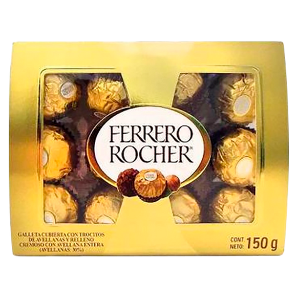 FERRERO ROCHER CON 12PZ 150G